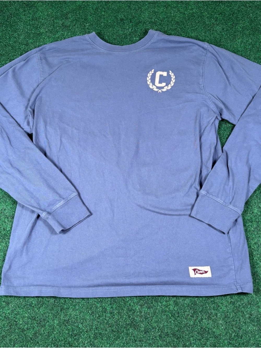 Raising Canes x Sportige Blue Long Sleeve Size Large